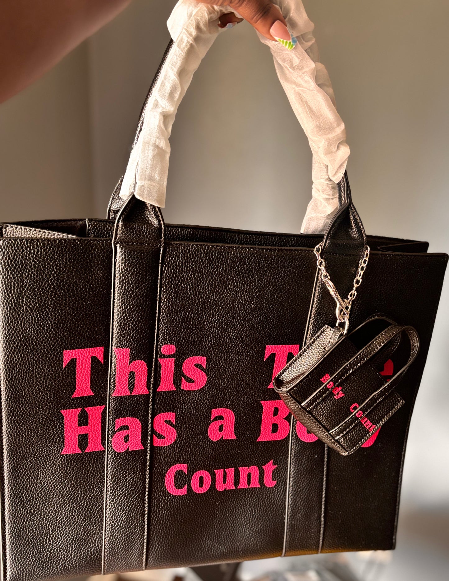 ✨ This Tote Has a Body Count – Luxe Bookish Purse Tote