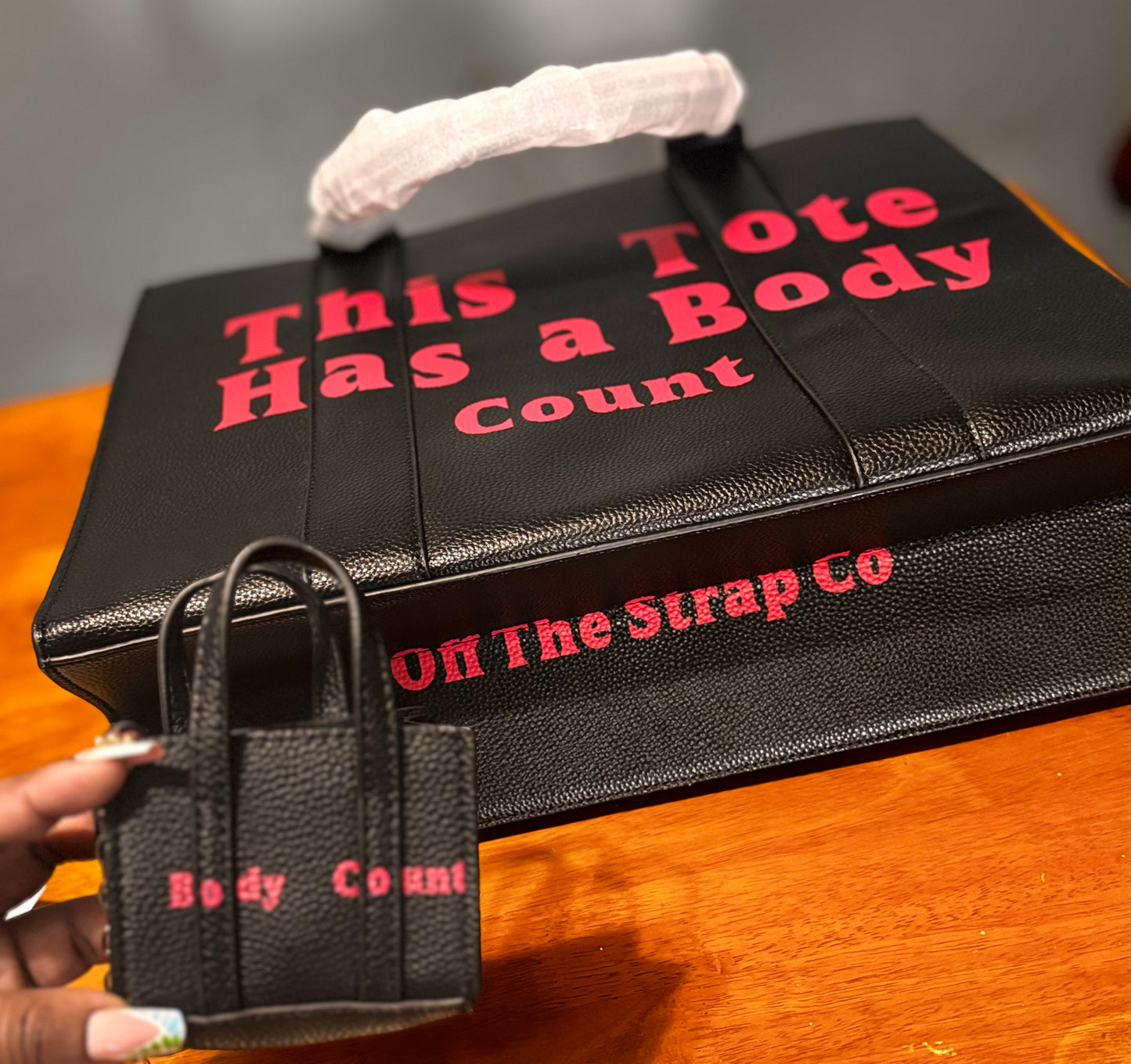 ✨ This Tote Has a Body Count – Luxe Bookish Purse Tote