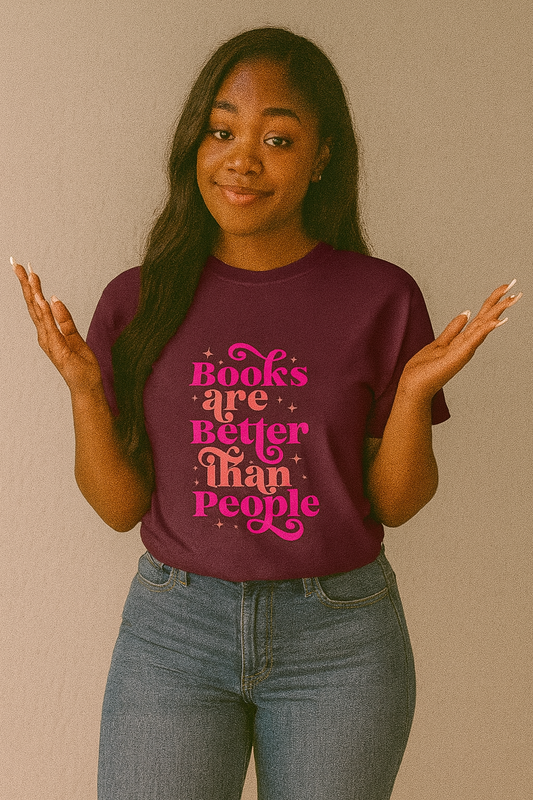 “Books > People” Tee
