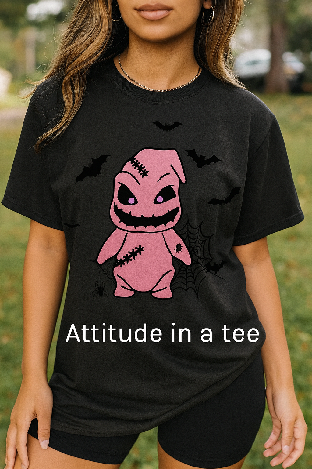“Pink Oogie Boogie Halloween” Tee