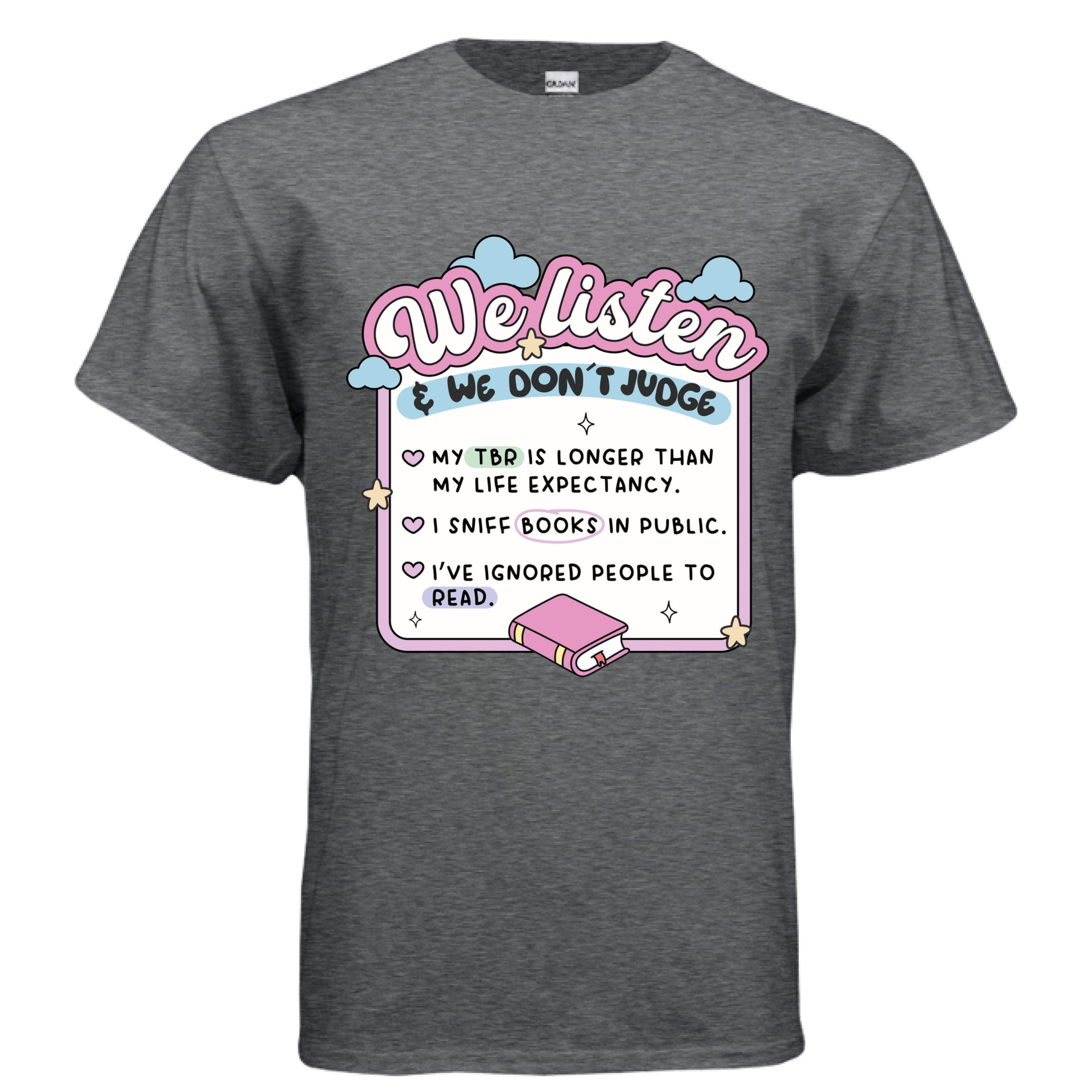 DARK HEATHER - FRONT