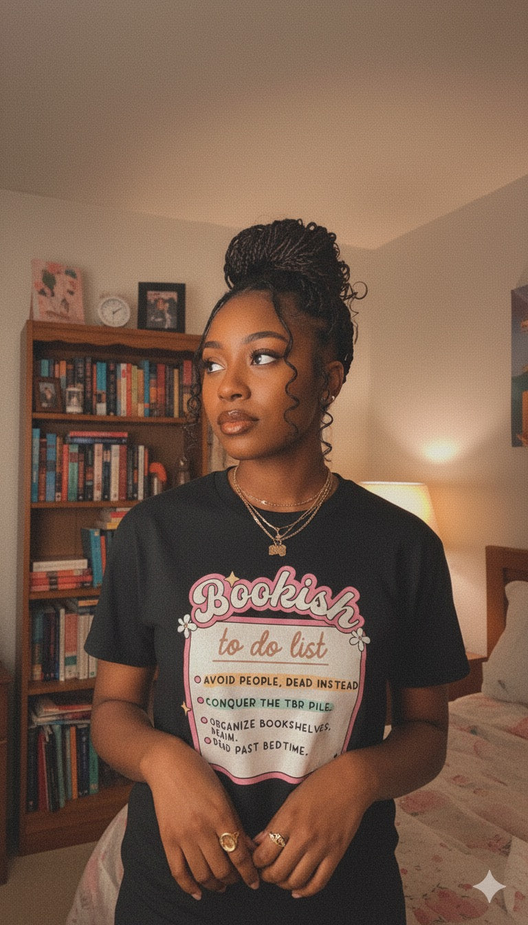 Bookish To Do List T-Shirt | Funny Reader Gift Tee