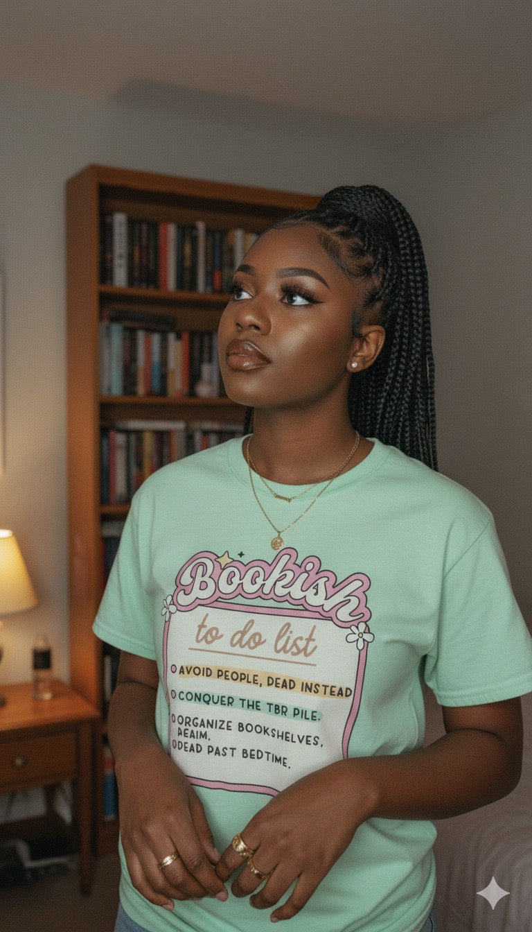 Bookish To Do List T-Shirt | Funny Reader Gift Tee