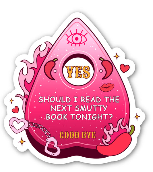 Smutty Ouija Board – Spicy Bookish Vinyl Sticker