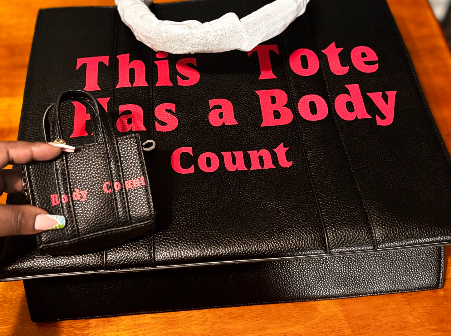 ✨ This Tote Has a Body Count – Luxe Bookish Purse Tote