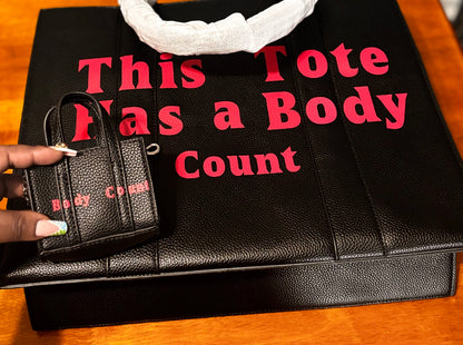 ✨ This Tote Has a Body Count – Luxe Bookish Purse Tote