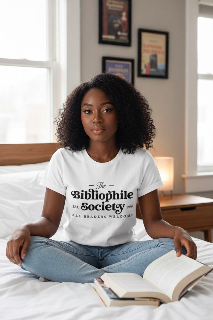 Bibliophile Society Tee – For Certified Book Devourers