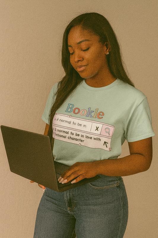 “Bookle Search Bar” Unisex Crew Tee