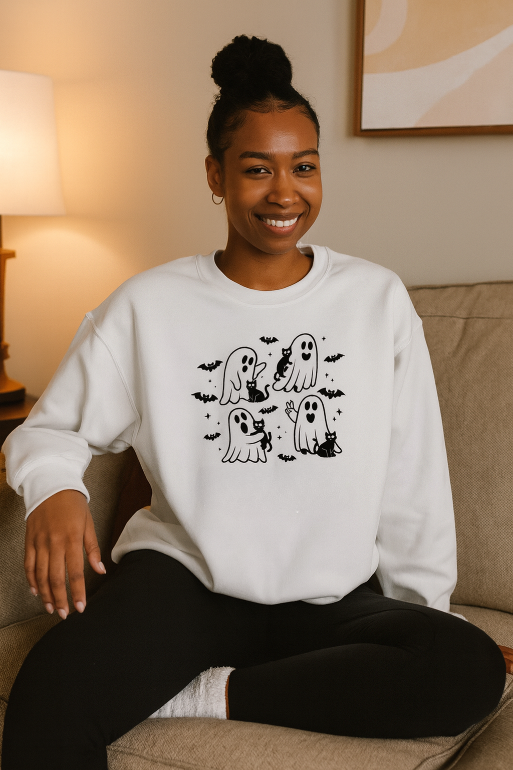 “Spooky Cat Crew” Sweatshirt