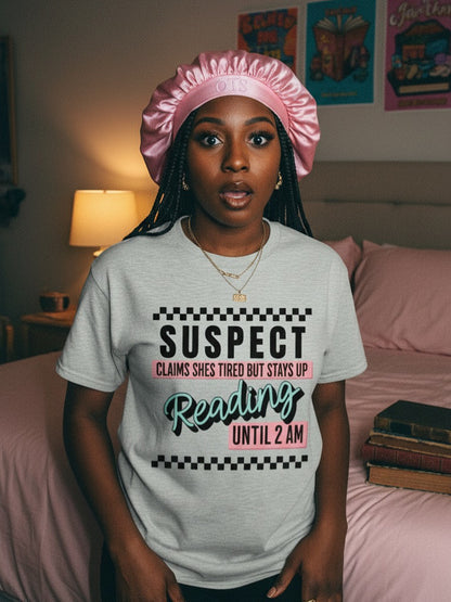 Reading Until 2AM Suspect Graphic Tee | Off The Strap