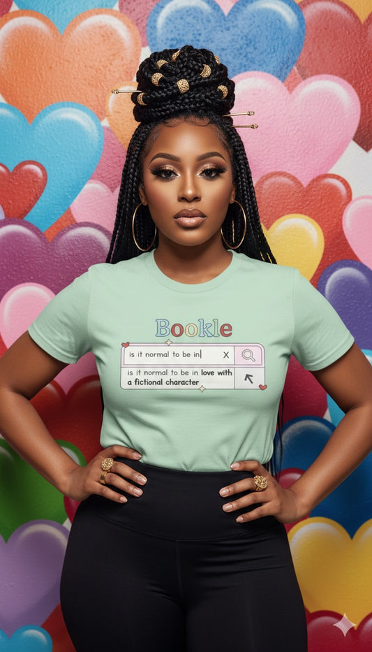 “Bookle Search Bar” Unisex Crew Tee