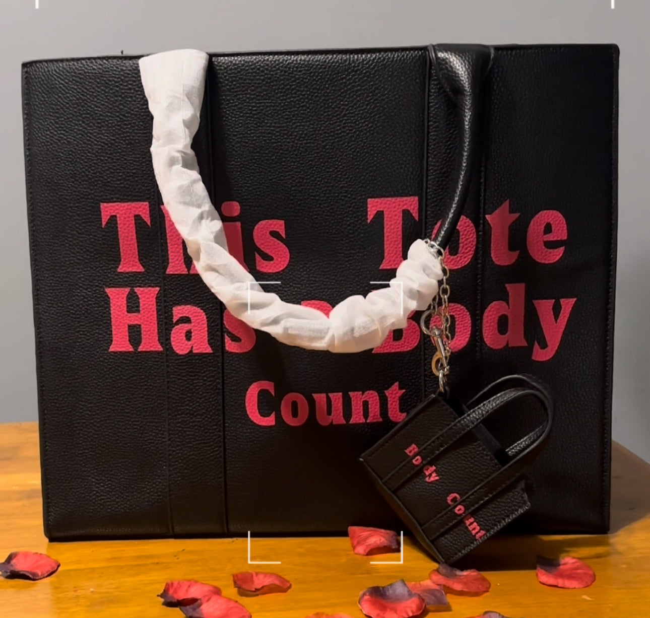 ✨ This Tote Has a Body Count – Luxe Bookish Purse Tote